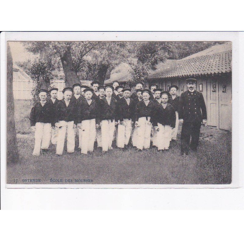 BELGIQUE: FLANDRES OCCIDENTAL: OSTENDE: école des mousses - très bon état