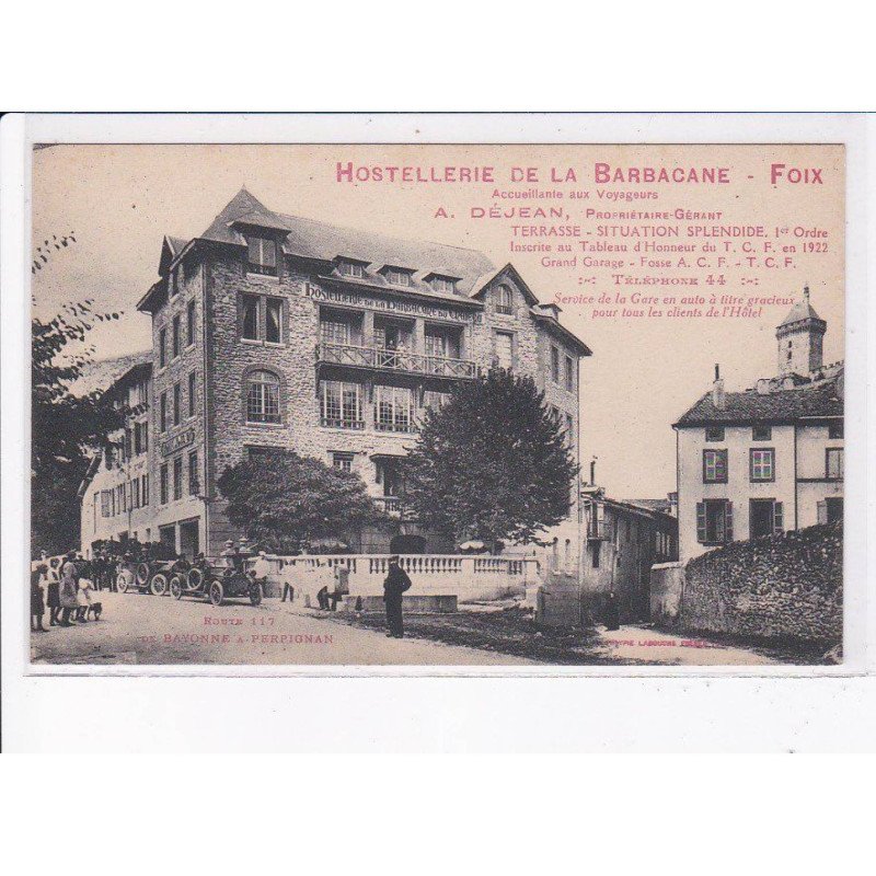 FOIX: hostellerie de la barbacane - très bon état