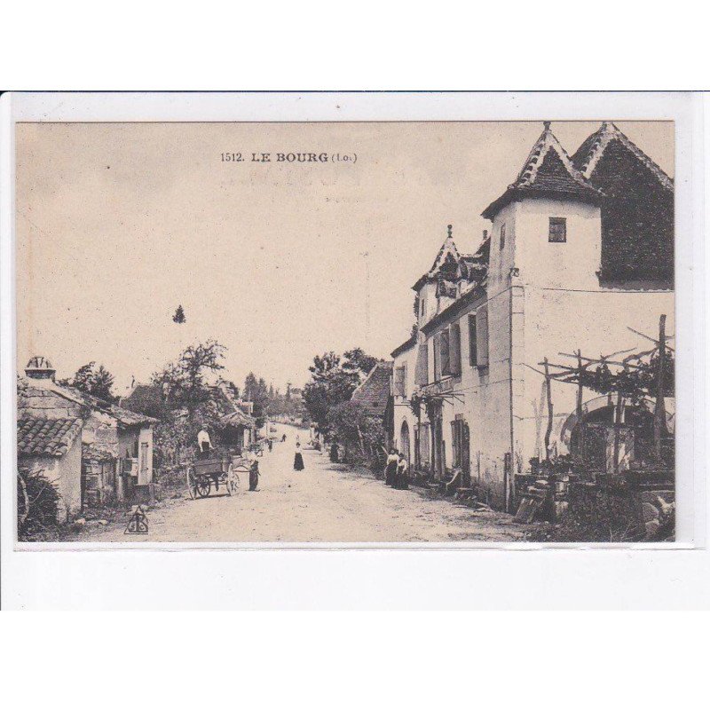 LE BOURG: scène de village - très bon état