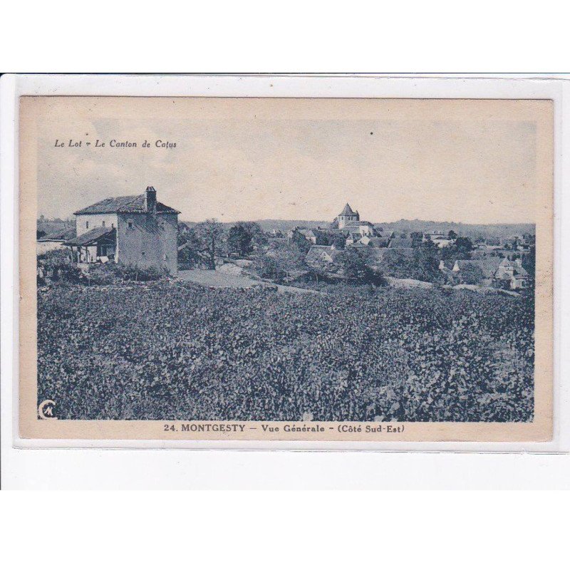 MONTGESTY: vue générale (côté sud-est) - très bon état