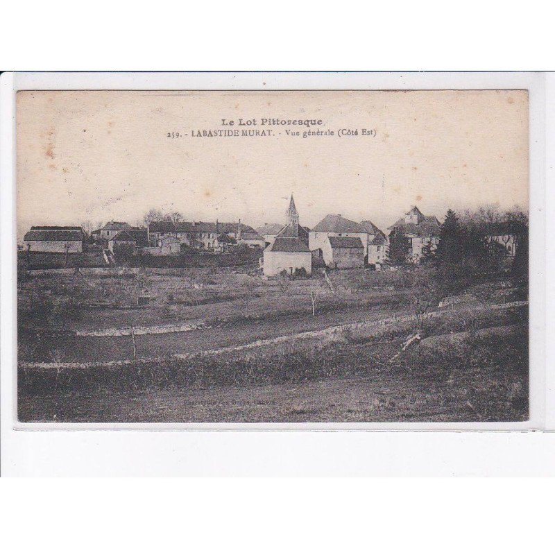 LABASTIDE MURAT: vue générale (côté est) - très bon état