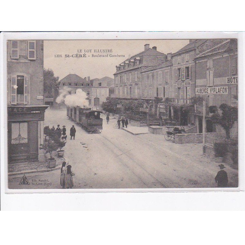 SAINT-CERE: boulevard gambetta - très bon état