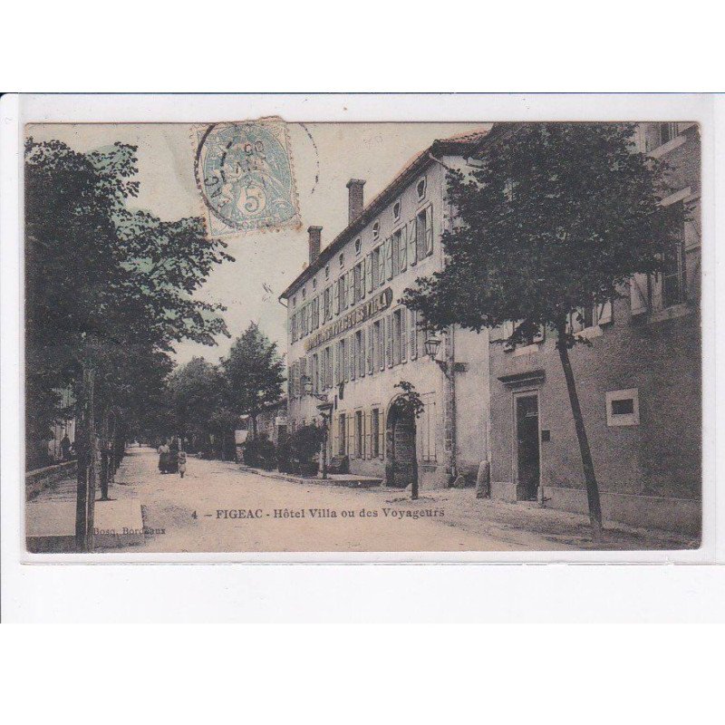 FIGEAC: hôtel villa ou des voyageurs - très bon état