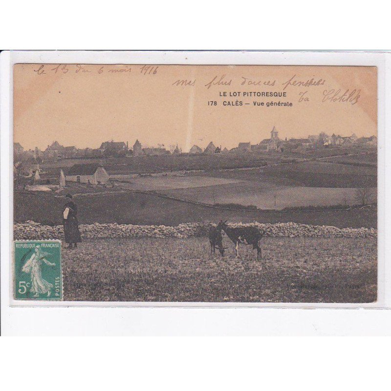 CALES: vue générale - état