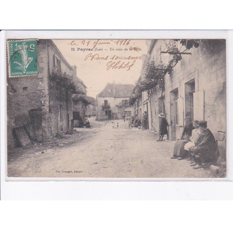 PAYRAC: un coin de la ville - très bon état