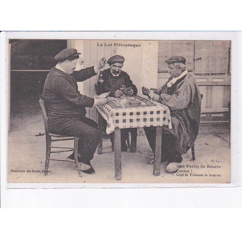 LOT: une partie de bourre, corréou!, copi et tzontou es bourrut - très bon état