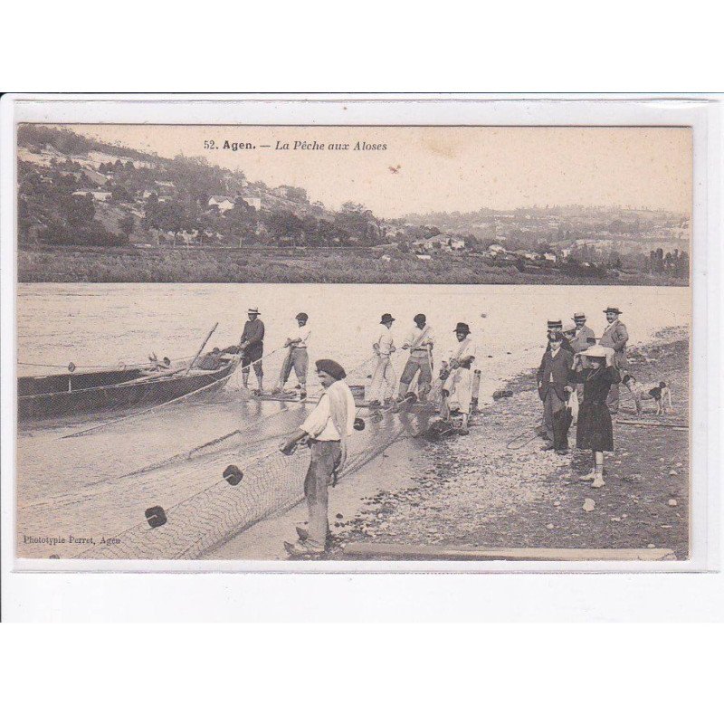 AGEN: la pêche aux aloses - très bon état