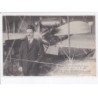 ANGERS: grande semaine d'aviation, 1910, aviateur Dickson, biplan Henri Farman - très bon état