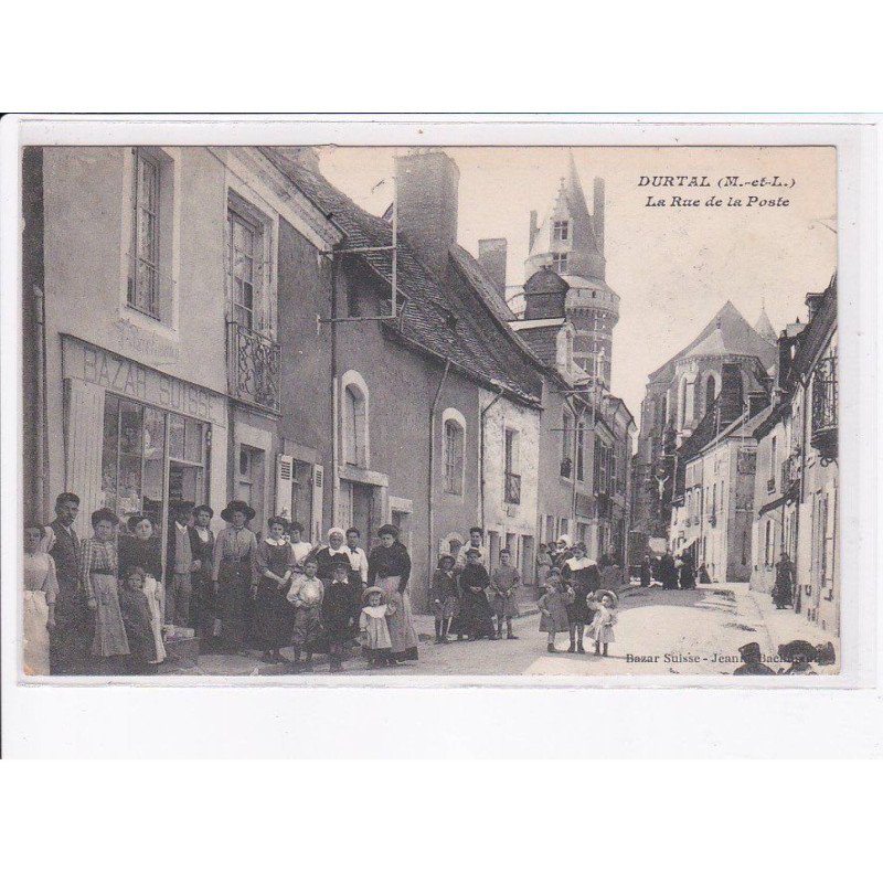 DURTAL: la rue de la poste - état