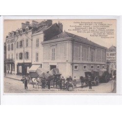 ANGERS: cuisine bourgeoise et renommée hôtel houdet, écuries et remises, attelage - très bon état
