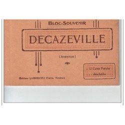 DECAZEVILLE - Bloc-Souvenir - 12 cartes postales détachables - très bon état
