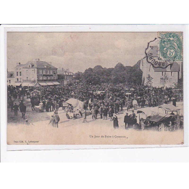 CARENTAN: un jour de foire - très bon état