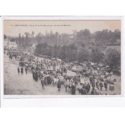 COUTANCES: place de la croûte un jour de grand marché - très bon état