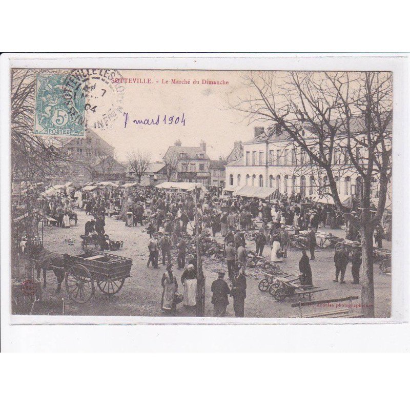 SOTTEVILLE: le marché du dimanche - état