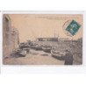 GRANDCAMP-les-BAINS: cyclone et raz de marée 1909, les barques encombrant les rues - très bon état