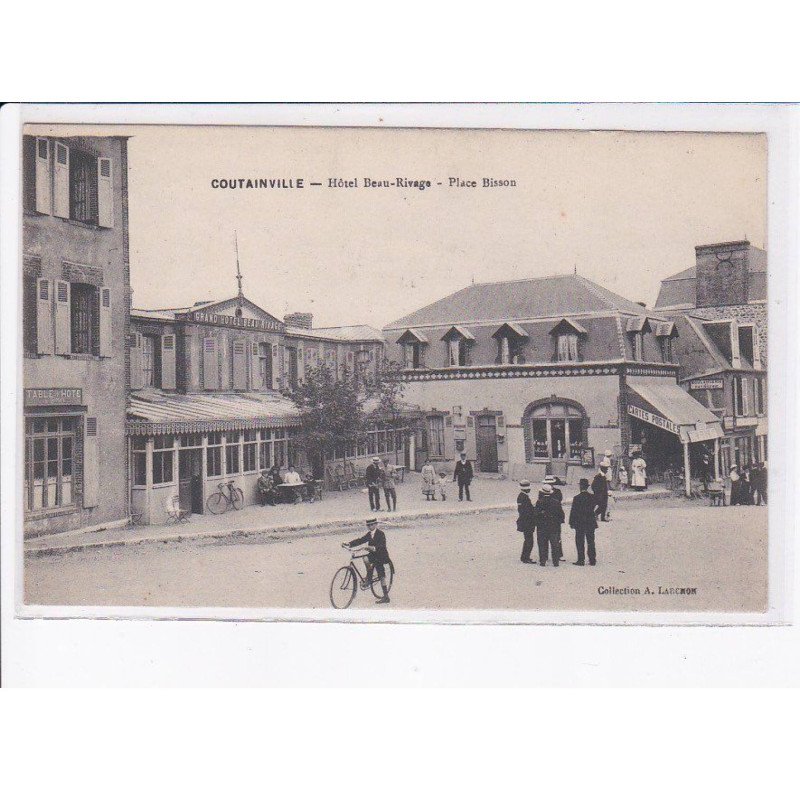 COUTAINVILLE: hôtel beau-rivage, place bisson - très bon état