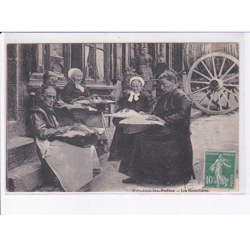 VILLEDIEU-les-POELES: les dentellières - état