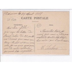 CREANCES: entrée du bourg, côté nord - état