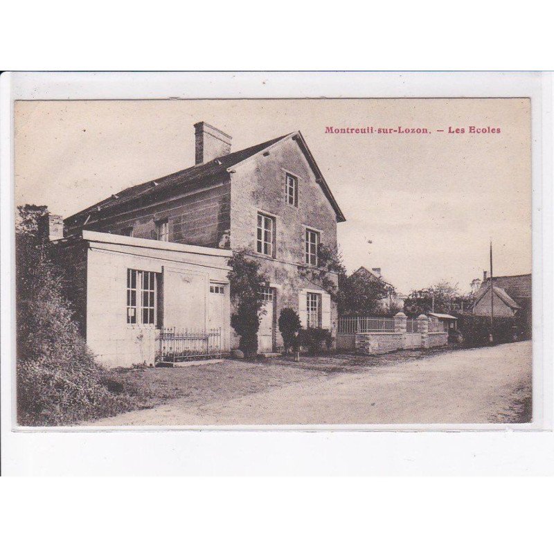 MONTREUIL-sur-LOZON: les écoles - état