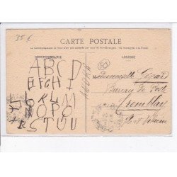 BARFLEUR: vue sur le pensionnat sainte-julie - très bon état