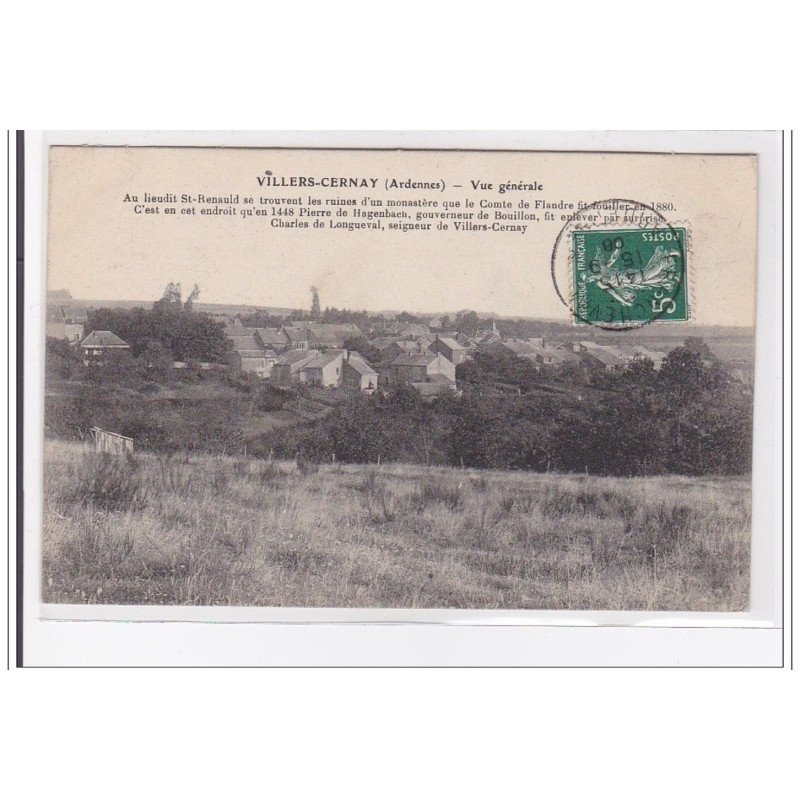 VILLERS-CERNAY : vue generale - tres bon etat