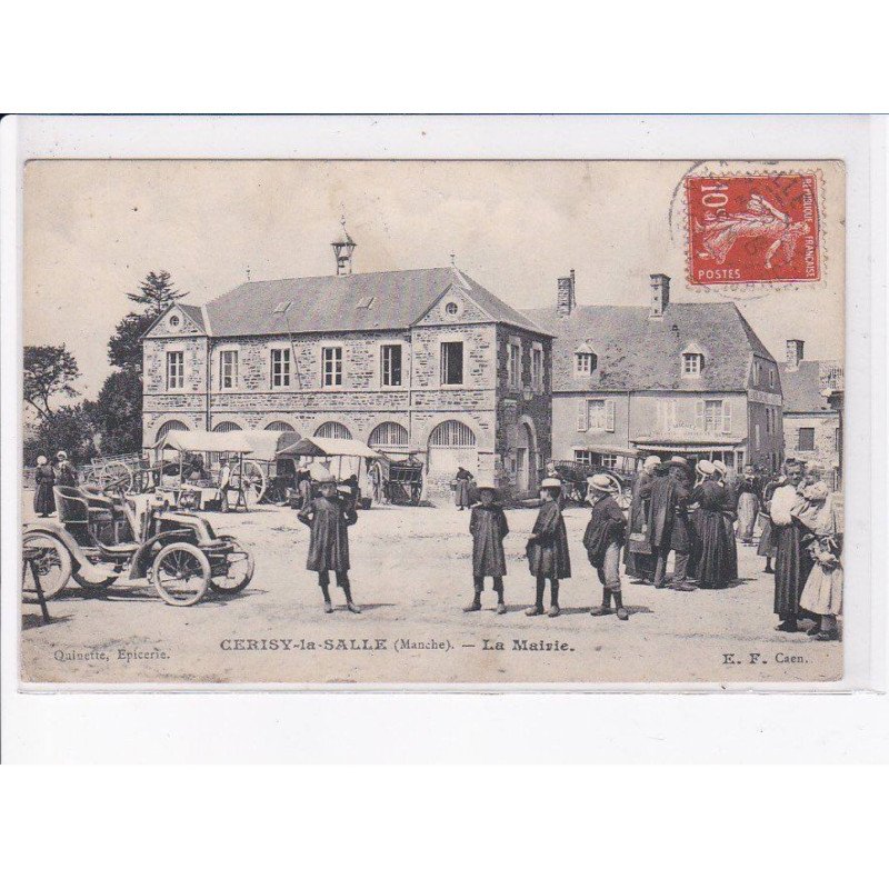 CERISY-la-SALLE: la mairie, automobile - très bon état