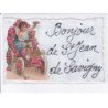 SAVIGNY: bonjour de saint-jean, ange, automobile - très bon état