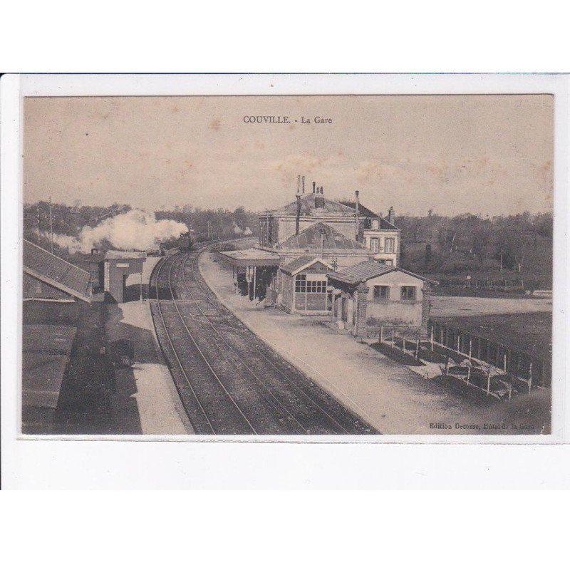 COUVILLE: la gare - état