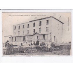 DONVILLE-les-BAINS: l'hôtel de la plage, vue sur la mer - état
