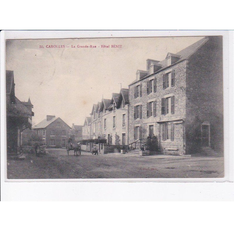 CAROLLES: la grande-rue, hôtel bénit - très bon état