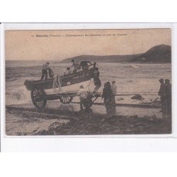 DIELETTE: embarquement des canotiers, un jour de tempête - état