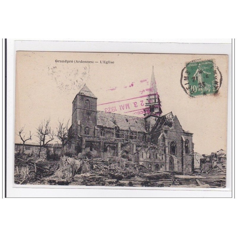 GRANDPRE : l'eglise - tres bon etat