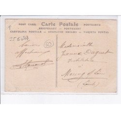 PONTORSON: la grande-rue un jour de marché - état