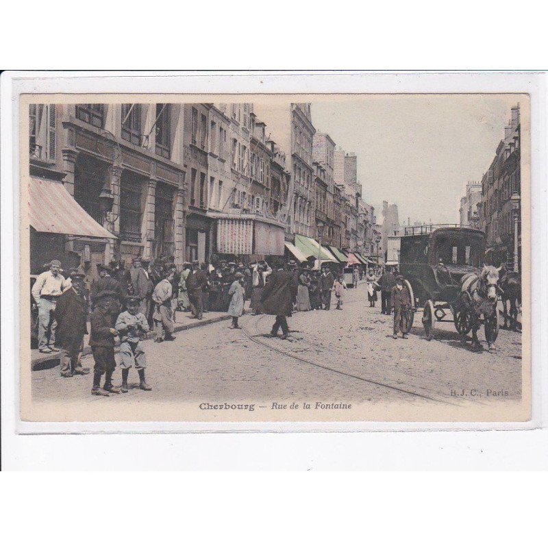 CHERBOURG: rue de la fontaine - état
