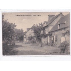 LE MESNILLARD: rue de l'église - état