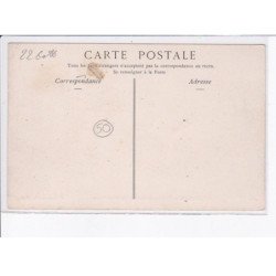 SAINT-PAIR: la place du marché, l'hôtel de france, attelage - état