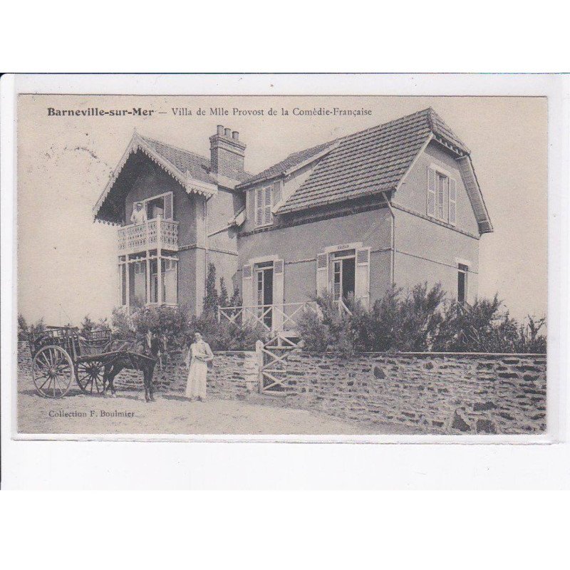 BARNEVILLE-sur-MER: villa de Mlle provost de la comedie-francaise - très bon état