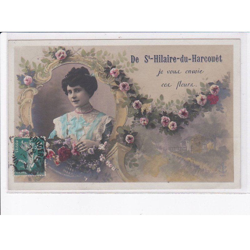 SAINT-HILAIRE-du-HARCOUET: je vous envoie ces fleurs - très bon état