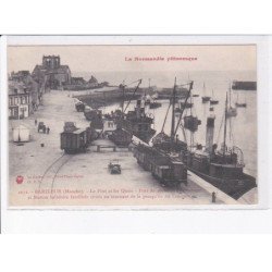 BARFLEUR: le port et les quais, port de pêche - très bon état