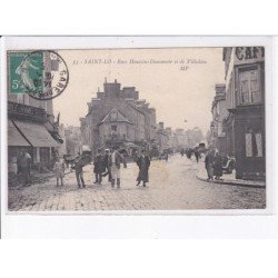 SAINT-LO: rues houssin-dumanoir et de villedieu - très bon état