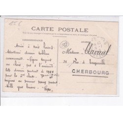 CHERBOURG: l'église et la mairie - très bon état