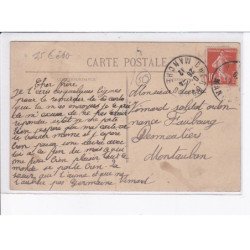 CHERBOURG: la gare de cherbourg-barfleur, train - état