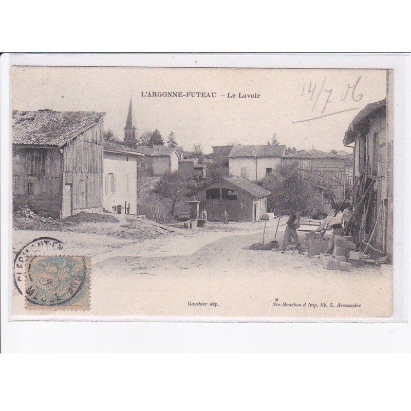 L'ARGONNE-FUTEAU: le lavoir - très bon état