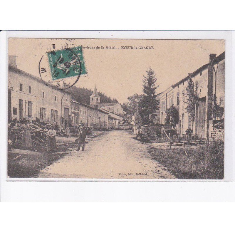 KOEUR-la-GRANDE: une rue du village - très bon état