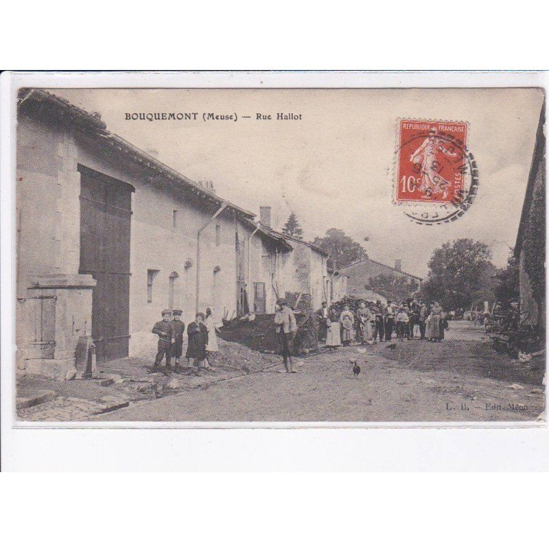 BOUQUEMONT: rue hallot - état