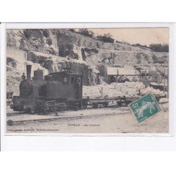 EUVILLE: les carrières, train, chemin de fer - très bon état