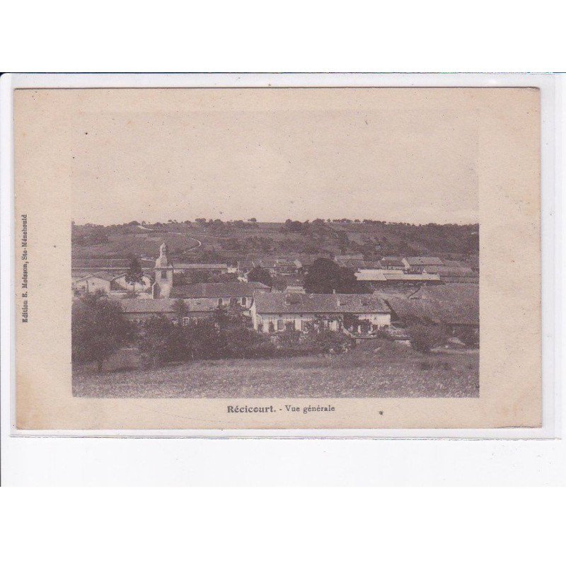 RECICOURT: vue générale - très bon état