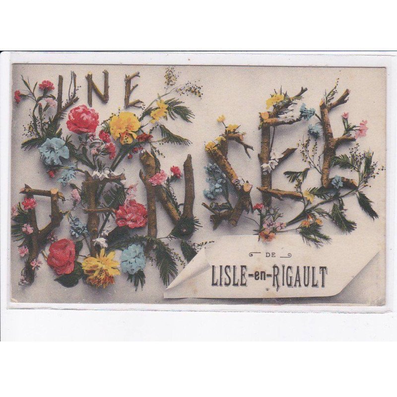 LISLE-en-RIGAULT: une pensée - très bon état
