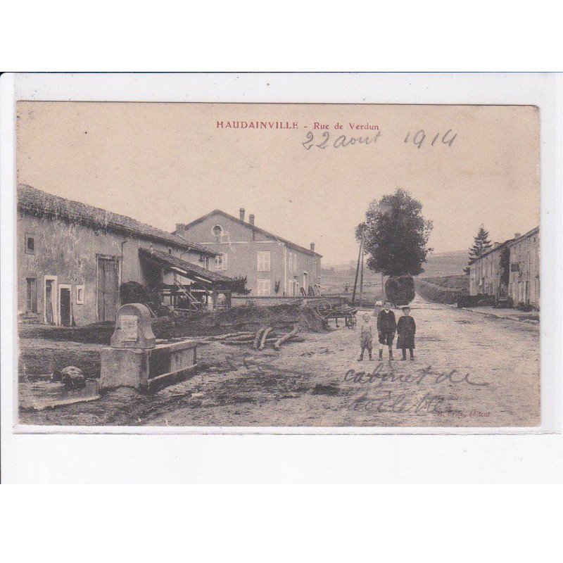 HAUDAINVILLE: rue de verdun - état