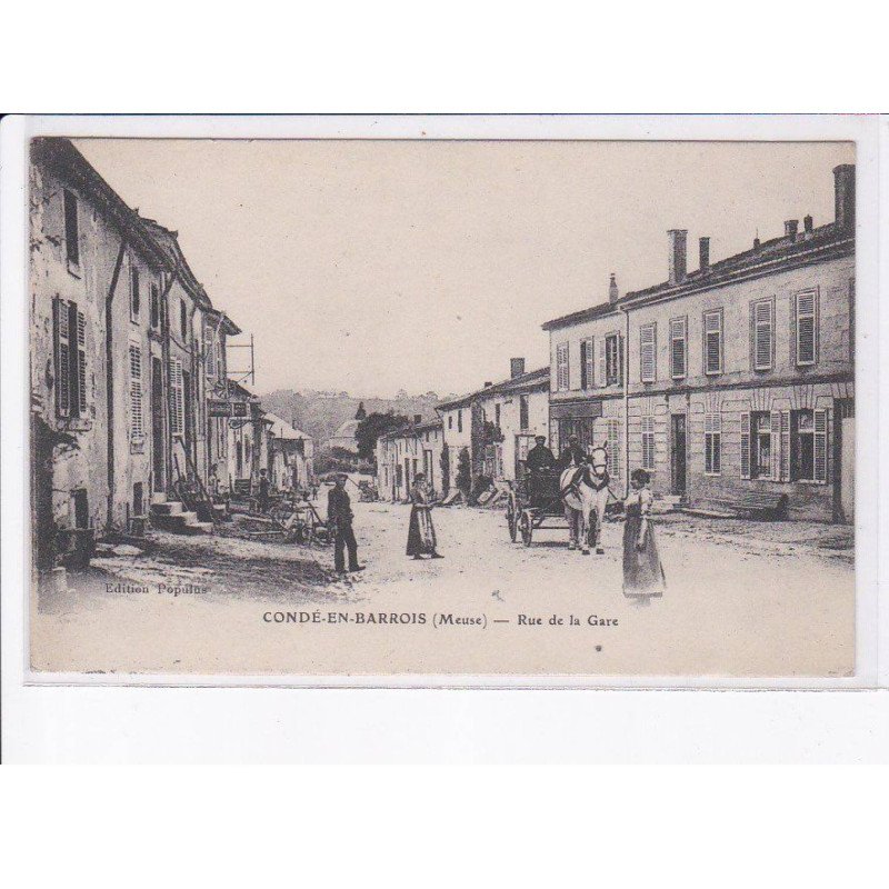 CONDE-en-BARROIS: rue de la gare - très bon état